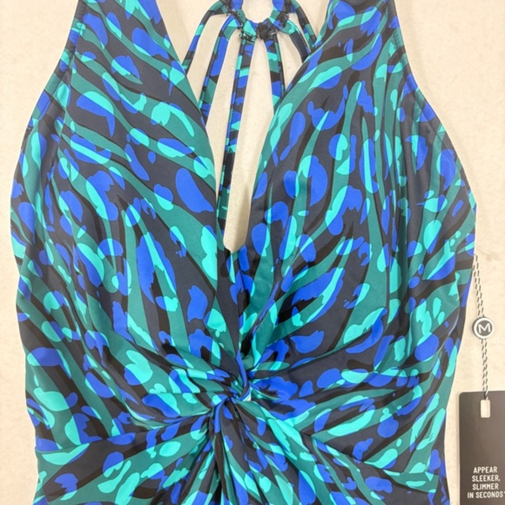 Magicsuit $160 NWT Drew One Piece in‎ Animal Instinct 12 M L - Picture 12 of 14